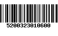 Código de Barras 5200323010600