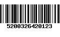 Código de Barras 5200326420123