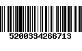 Código de Barras 5200334266713