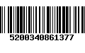 Código de Barras 5200340861377