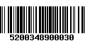 Código de Barras 5200348900030