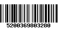 Código de Barras 5200369803280