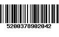 Código de Barras 5200378902042