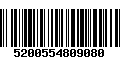 Código de Barras 5200554809080