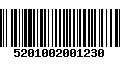 Código de Barras 5201002001230