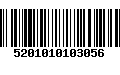 Código de Barras 5201010103056