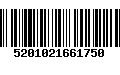 Código de Barras 5201021661750