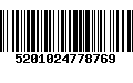 Código de Barras 5201024778769