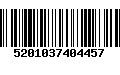 Código de Barras 5201037404457
