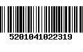 Código de Barras 5201041022319