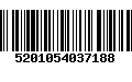 Código de Barras 5201054037188