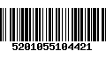 Código de Barras 5201055104421
