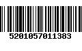 Código de Barras 5201057011383