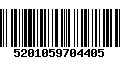 Código de Barras 5201059704405