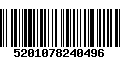 Código de Barras 5201078240496