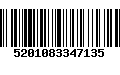 Código de Barras 5201083347135
