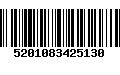 Código de Barras 5201083425130