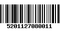 Código de Barras 5201127080011