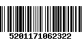 Código de Barras 5201171062322