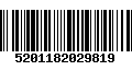 Código de Barras 5201182029819