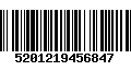 Código de Barras 5201219456847