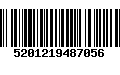 Código de Barras 5201219487056