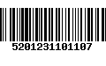 Código de Barras 5201231101107