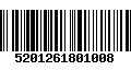 Código de Barras 5201261801008