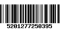 Código de Barras 5201277250395