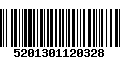 Código de Barras 5201301120328