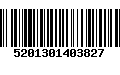 Código de Barras 5201301403827
