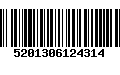 Código de Barras 5201306124314