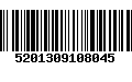 Código de Barras 5201309108045