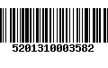 Código de Barras 5201310003582