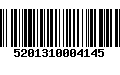 Código de Barras 5201310004145