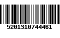 Código de Barras 5201310744461