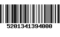 Código de Barras 5201341394000