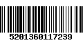 Código de Barras 5201360117239