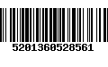 Código de Barras 5201360528561