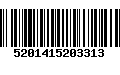 Código de Barras 5201415203313