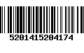Código de Barras 5201415204174