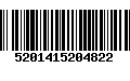 Código de Barras 5201415204822