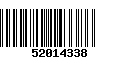 Código de Barras 52014338