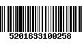 Código de Barras 5201633100258