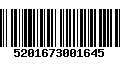 Código de Barras 5201673001645