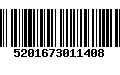 Código de Barras 5201673011408