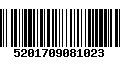 Código de Barras 5201709081023