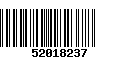 Código de Barras 52018237