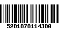 Código de Barras 5201878114300