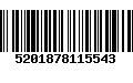 Código de Barras 5201878115543